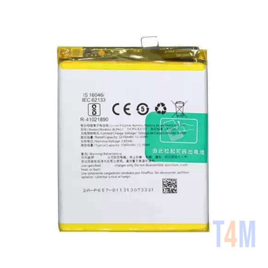 Battery OnePlus 6/5t BLP657 3300mAh